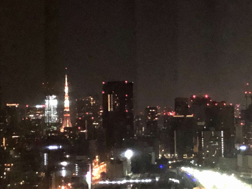 品川プリンスホテルのメインタワーからの東京タワー2