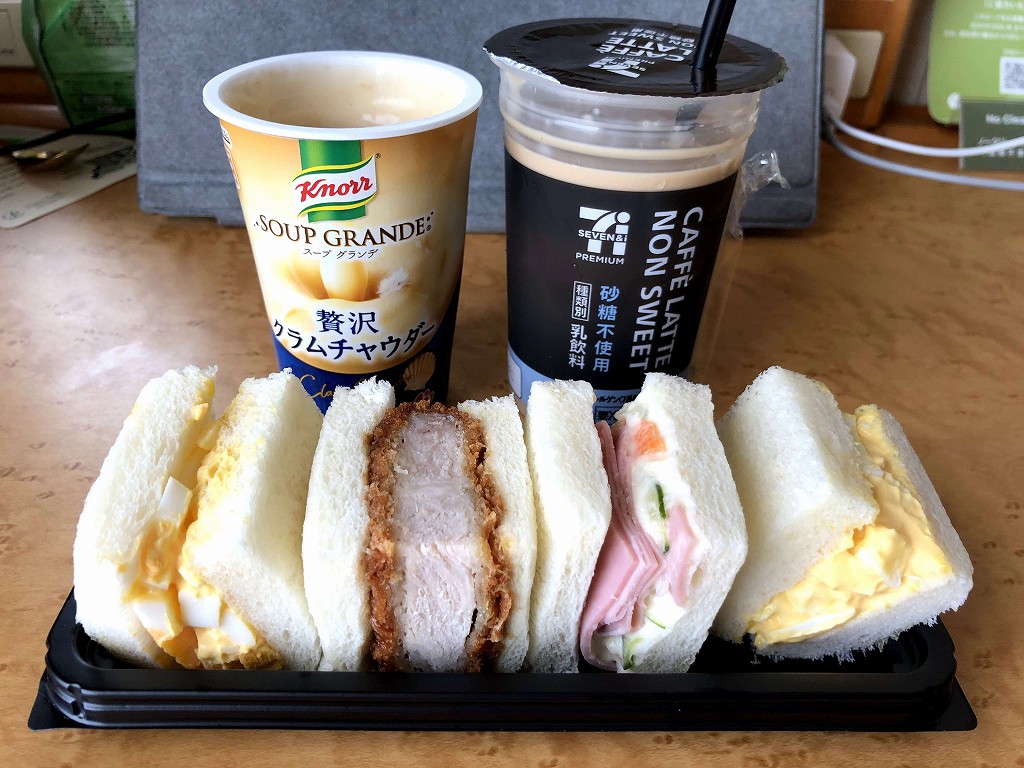 品川プリンスホテルのセブンイレブンで昼飯を調達2