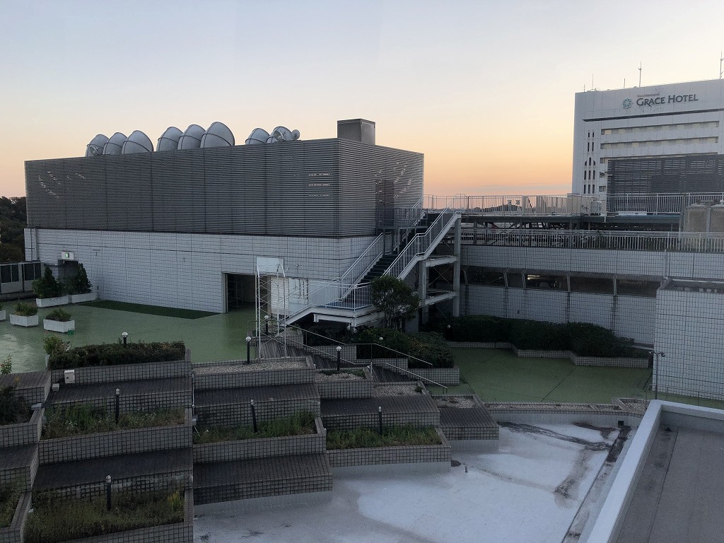 新横浜プリンスホテルの9階からの眺め