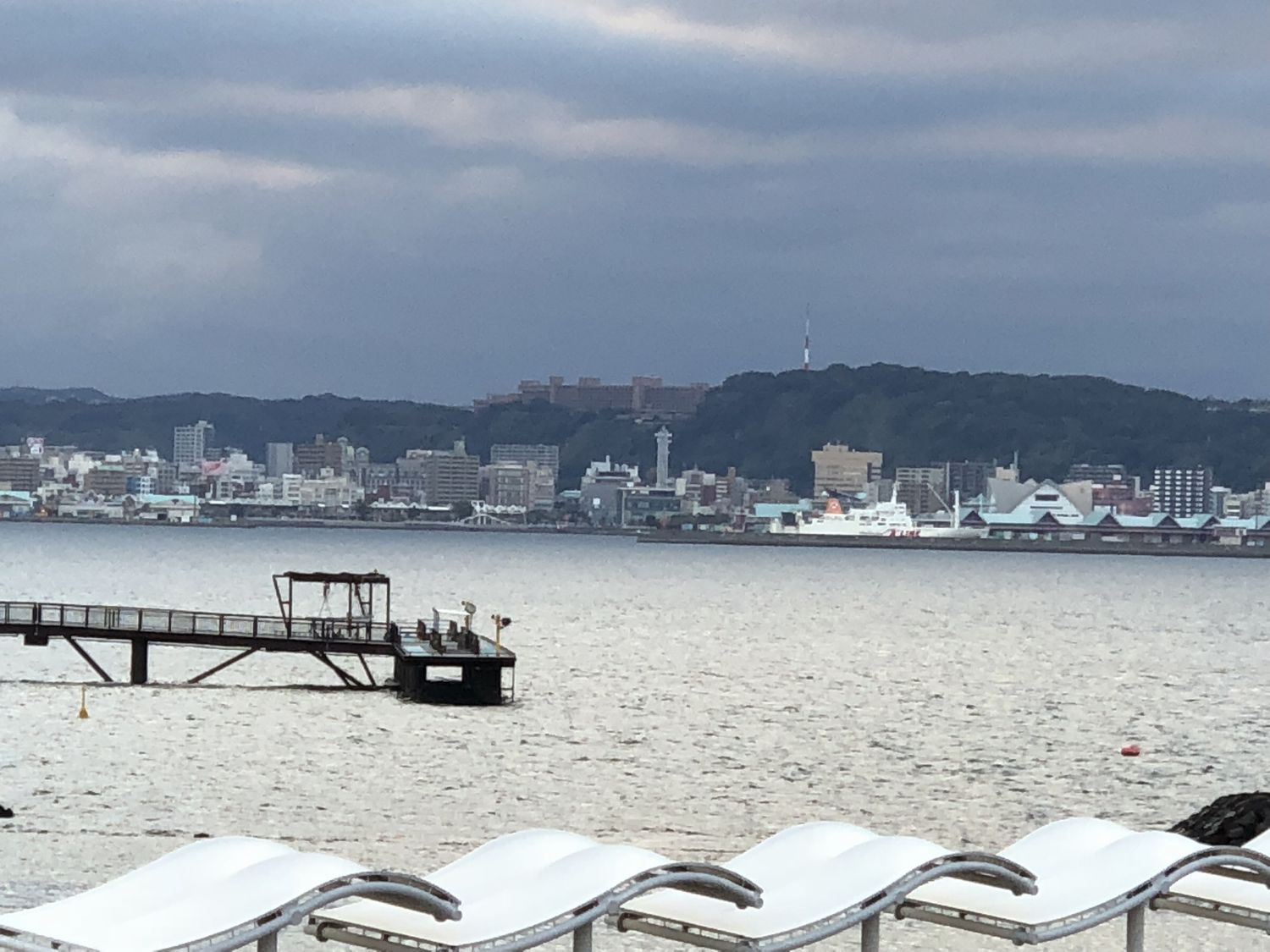 桜島フェリーターミナルから城山観光ホテル