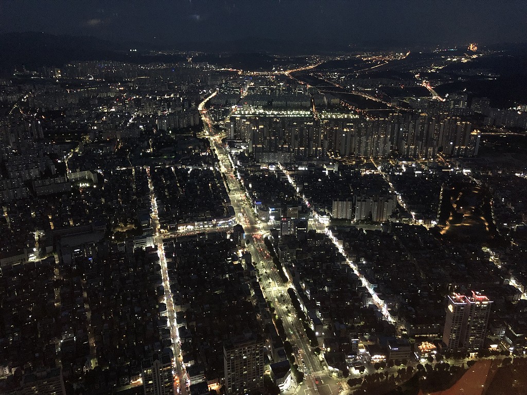シグニエルソウルからの夜景