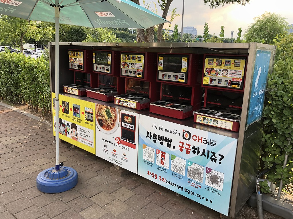 蚕室漢江公園でチメク5