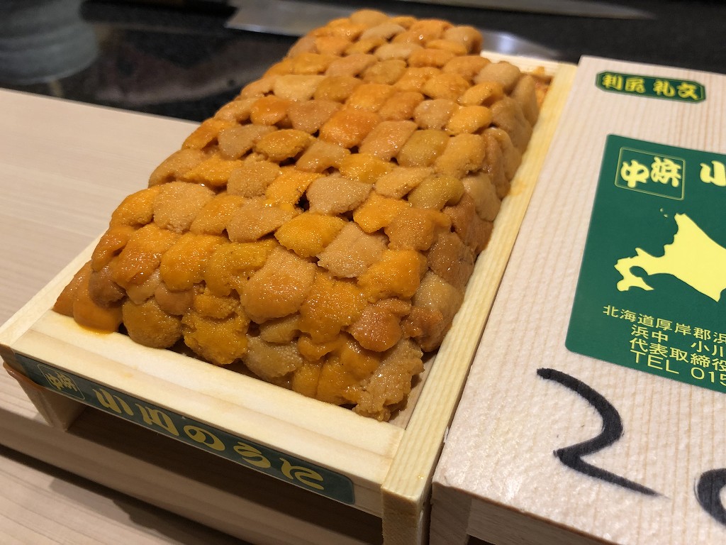 ソウルの「鮨 海信」のウニ1