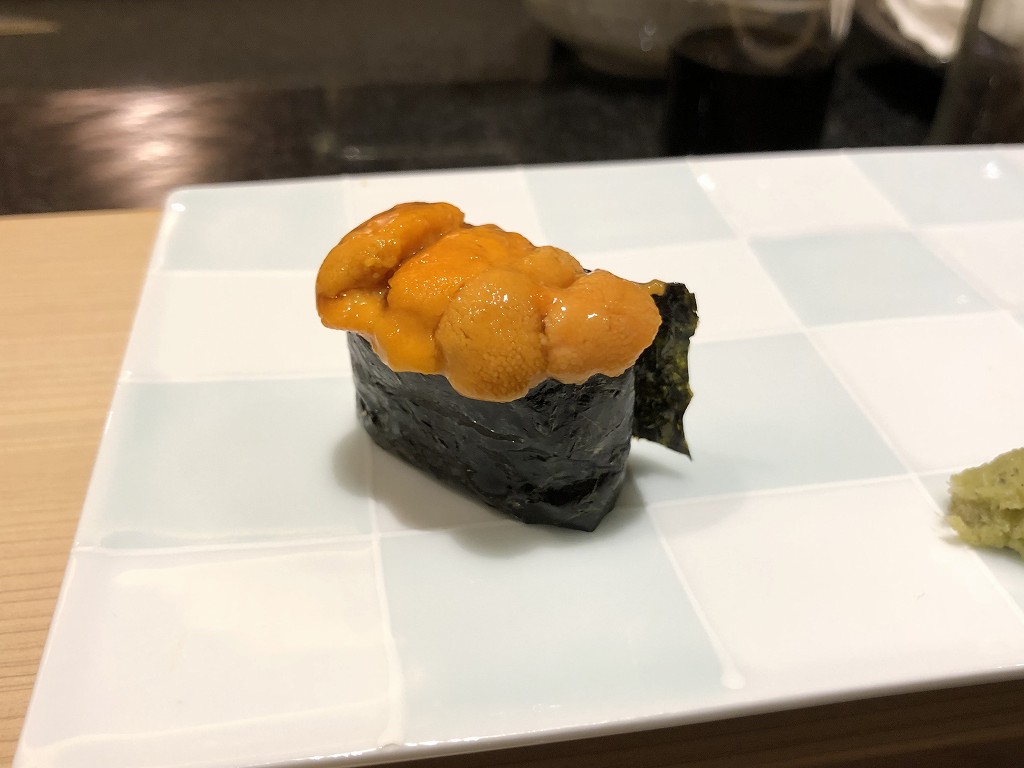 ソウルの「鮨 海信」のウニ2