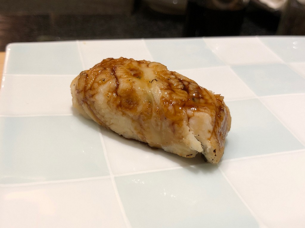 ソウルの「鮨 海信」の穴子