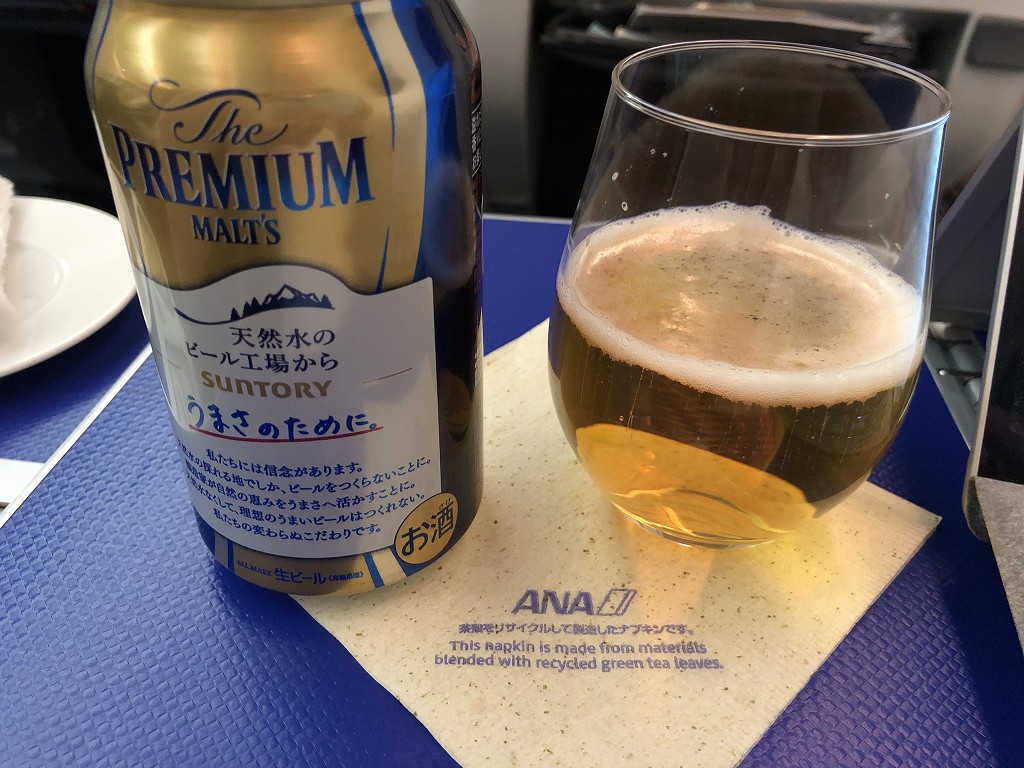 ANA868便のビジネスクラスの機内食4
