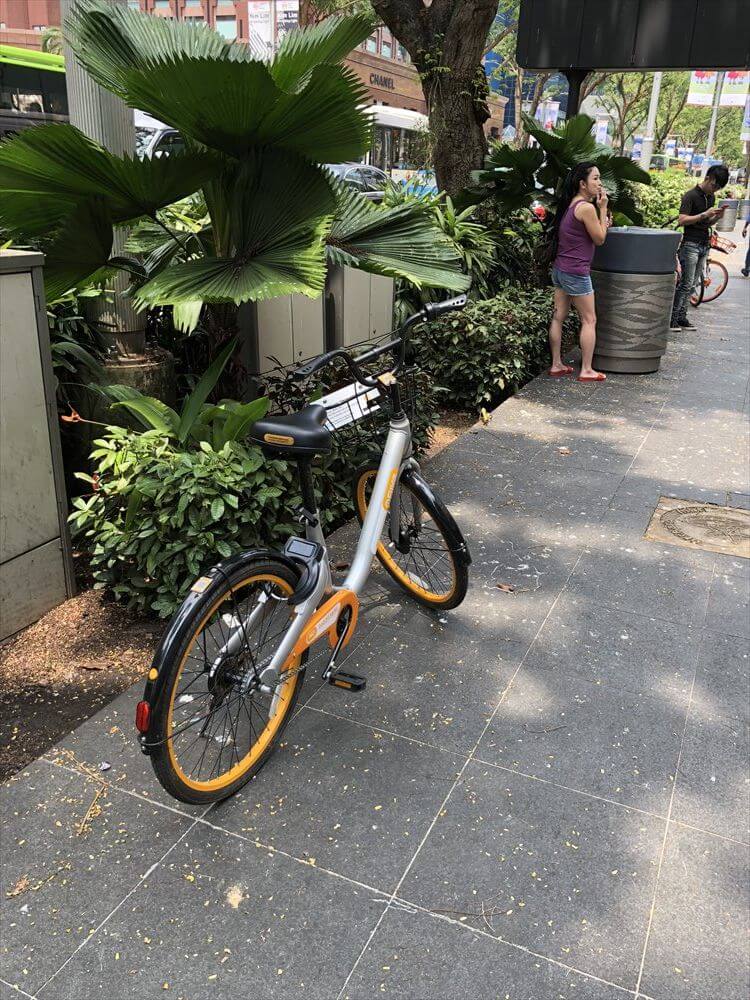 シンガポールのOBIKEのバイクシェア1