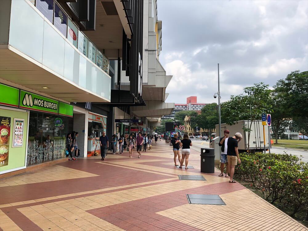 シンガポールの広い通り