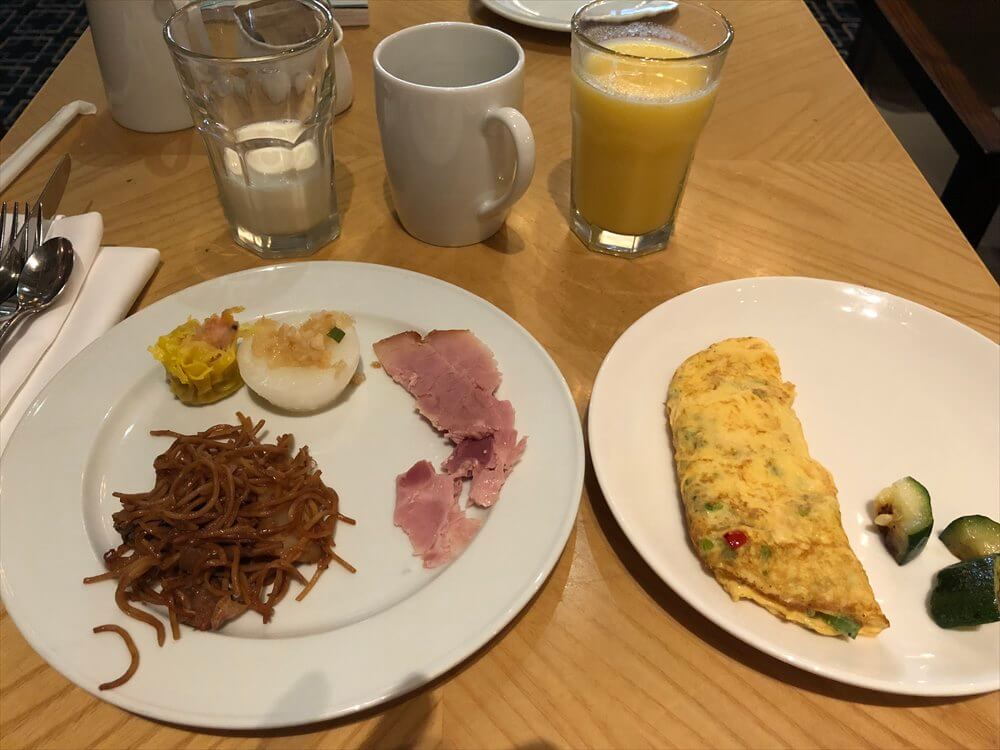 シンガポール マリオット タン プラザ ホテルの朝食（2日目）
