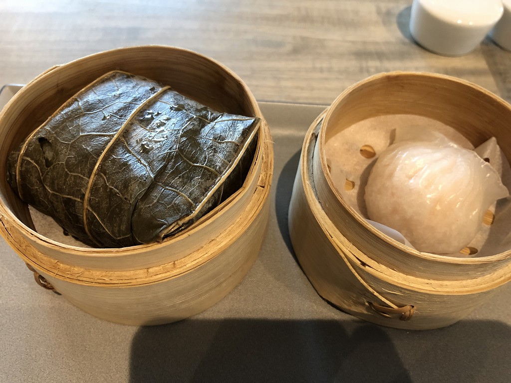 セントレジス香港の「RUN」での朝食のシュウマイ、水餃子2