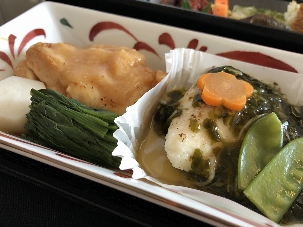 JAL26便ビジネスクラスの和食の機内食2