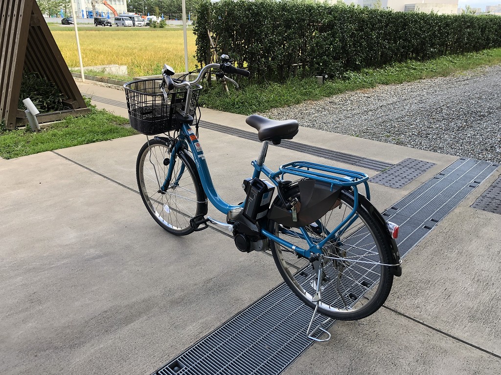 スイデンテラスのレンタサイクル（電動自転車）