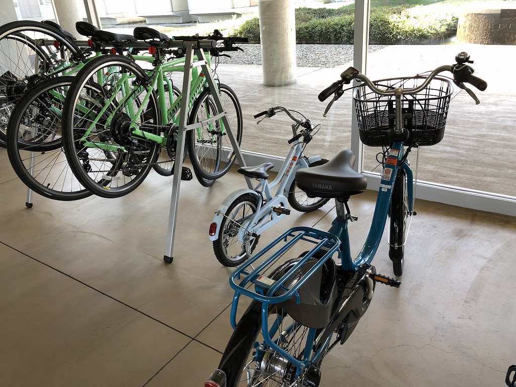 スイデンテラスのレンタサイクル