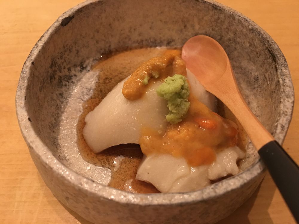 ウェスティン朝鮮ソウルの鮨朝のごま豆腐