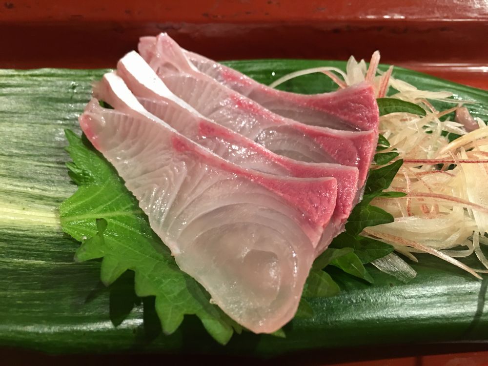 寿司 花一のカンパチ
