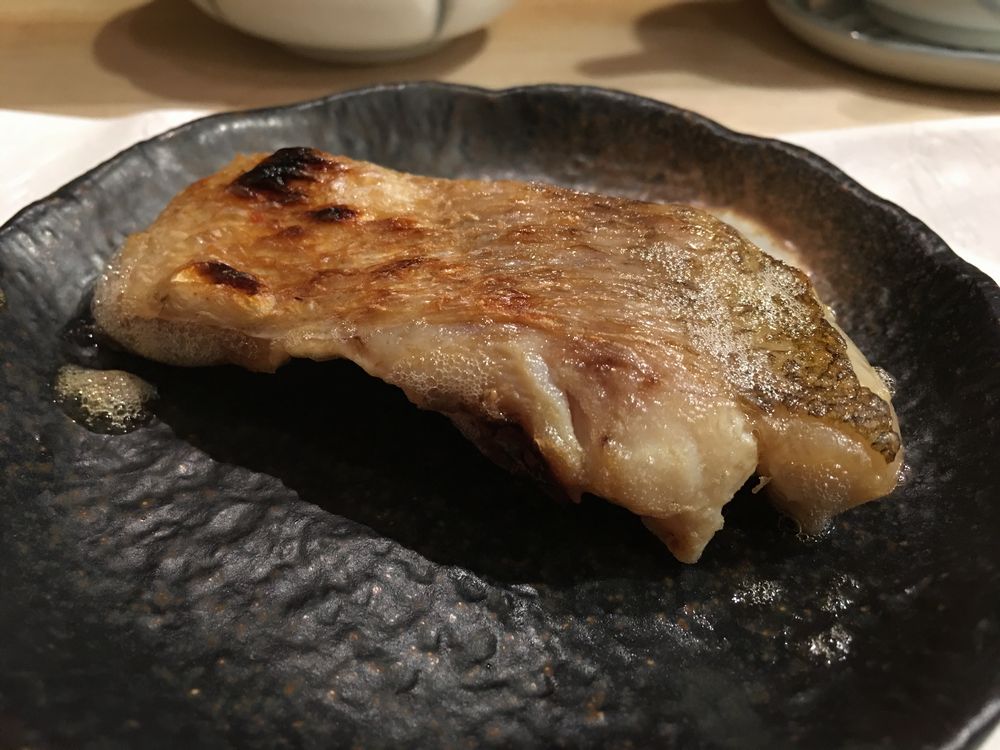 寿司 花一のノドグロ塩焼き