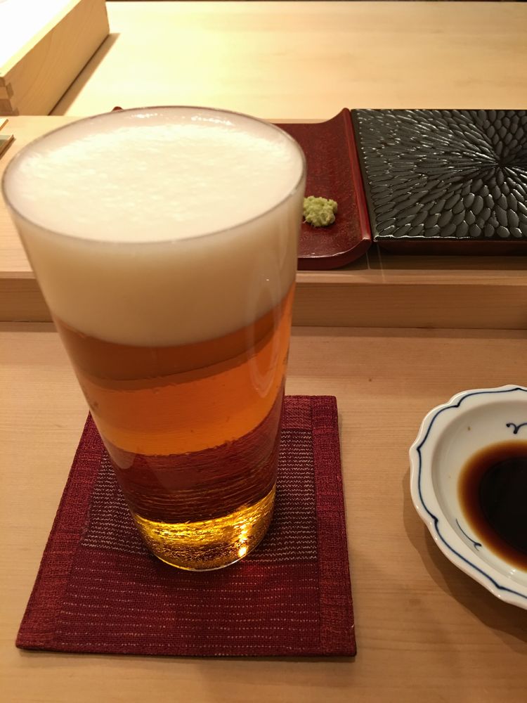 鮨舳の木村硝子のグラス