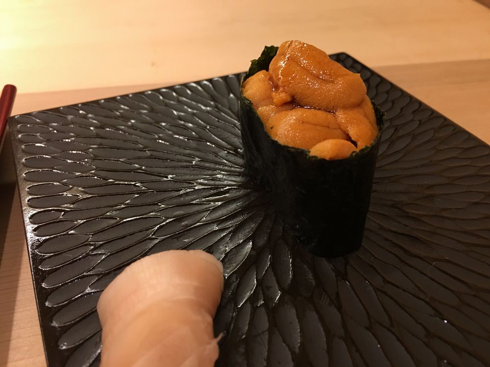 鮨舳のバフンウニ