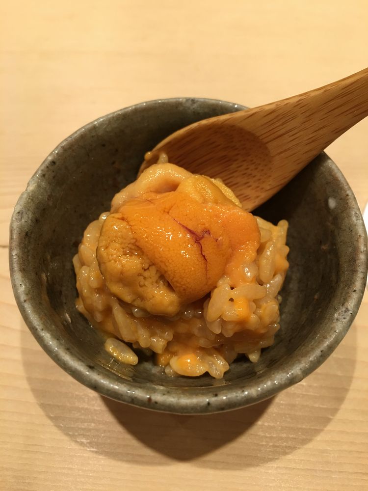 薄野 鮨金のウニのリゾット