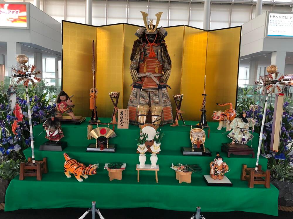 羽田空港の五月人形