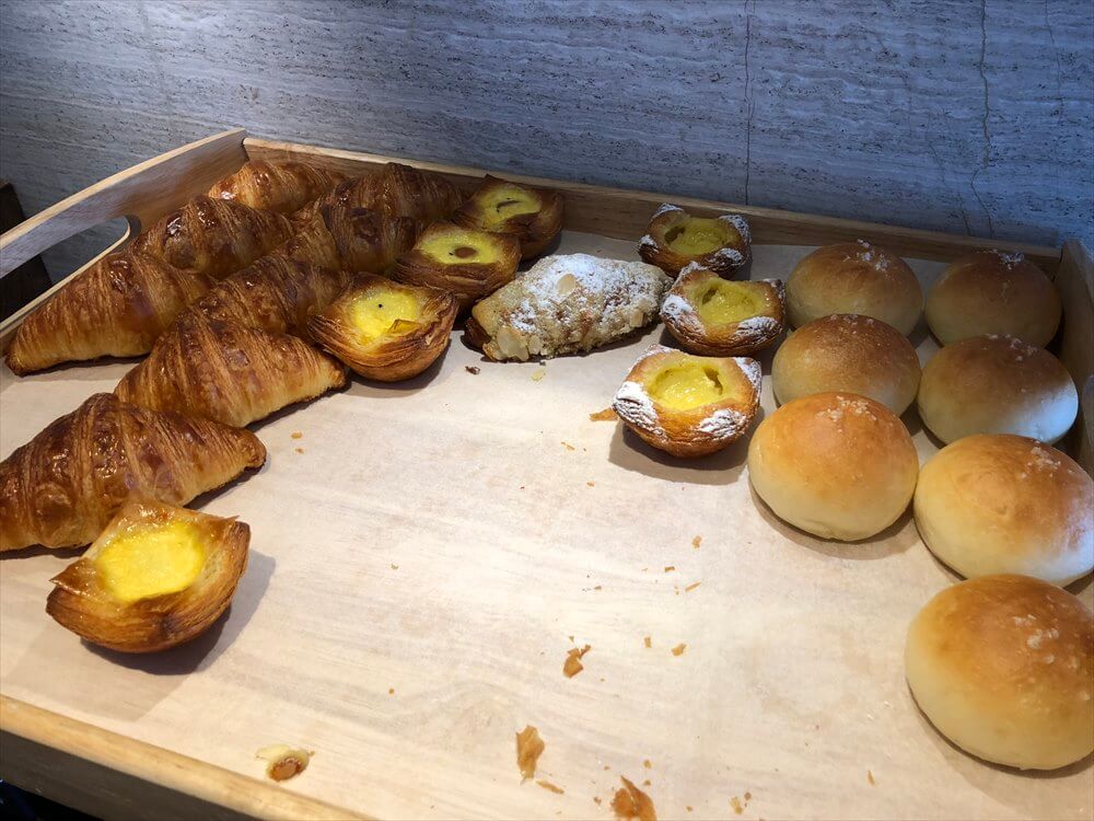 台北マリオットホテルのラウンジの朝食1