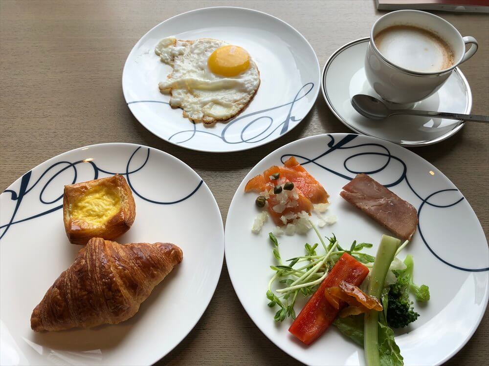 台北マリオットホテルのラウンジの朝食4