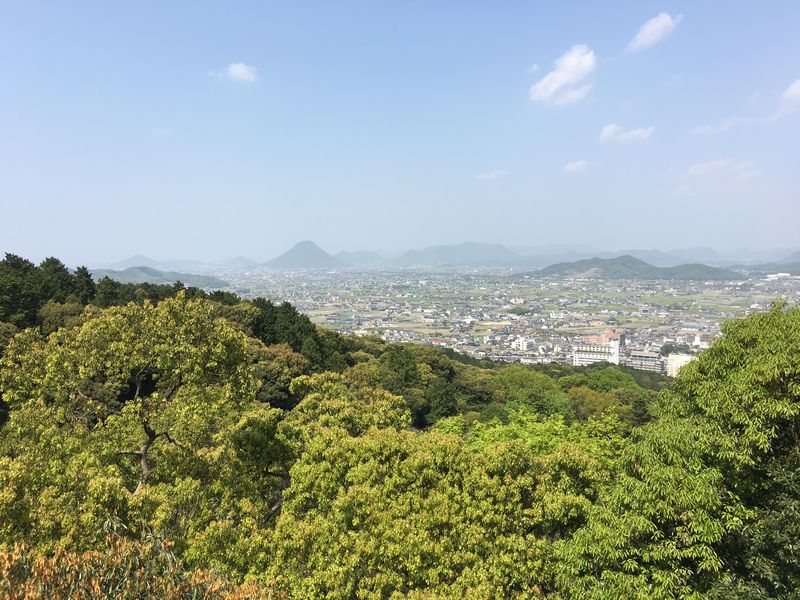 金刀比羅宮の御本宮からの眺め