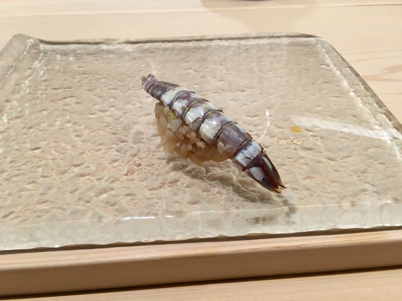 寿司 中川のシャコ握り