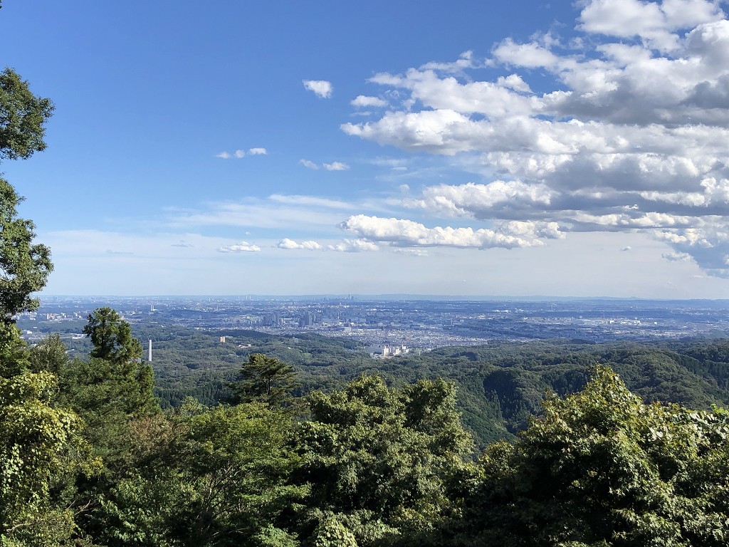 高尾山の十一丁目茶屋からの景色2