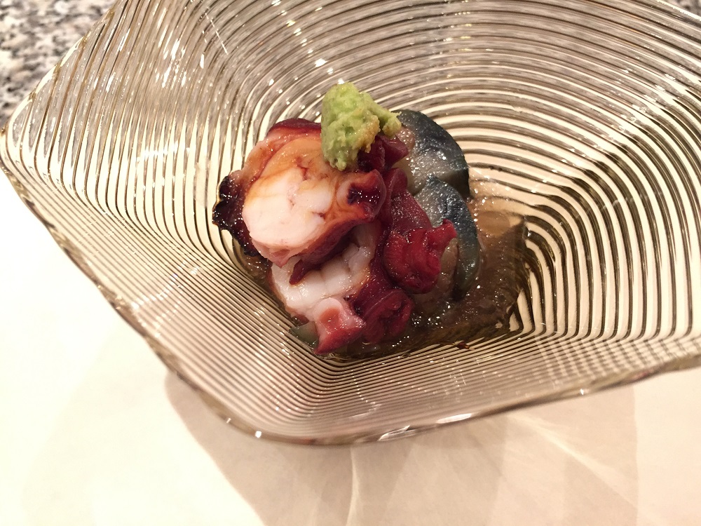 天駒ミズダコの煮蛸とナスの揚げ出し