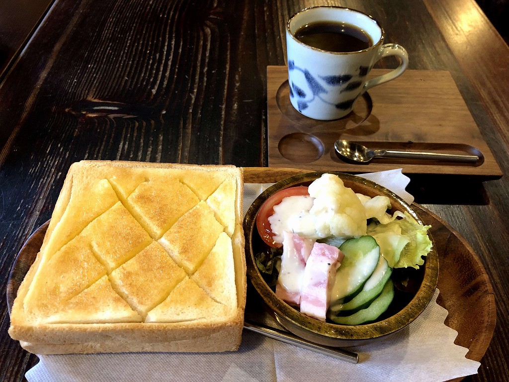 徳島の「可否庵」のモーニング