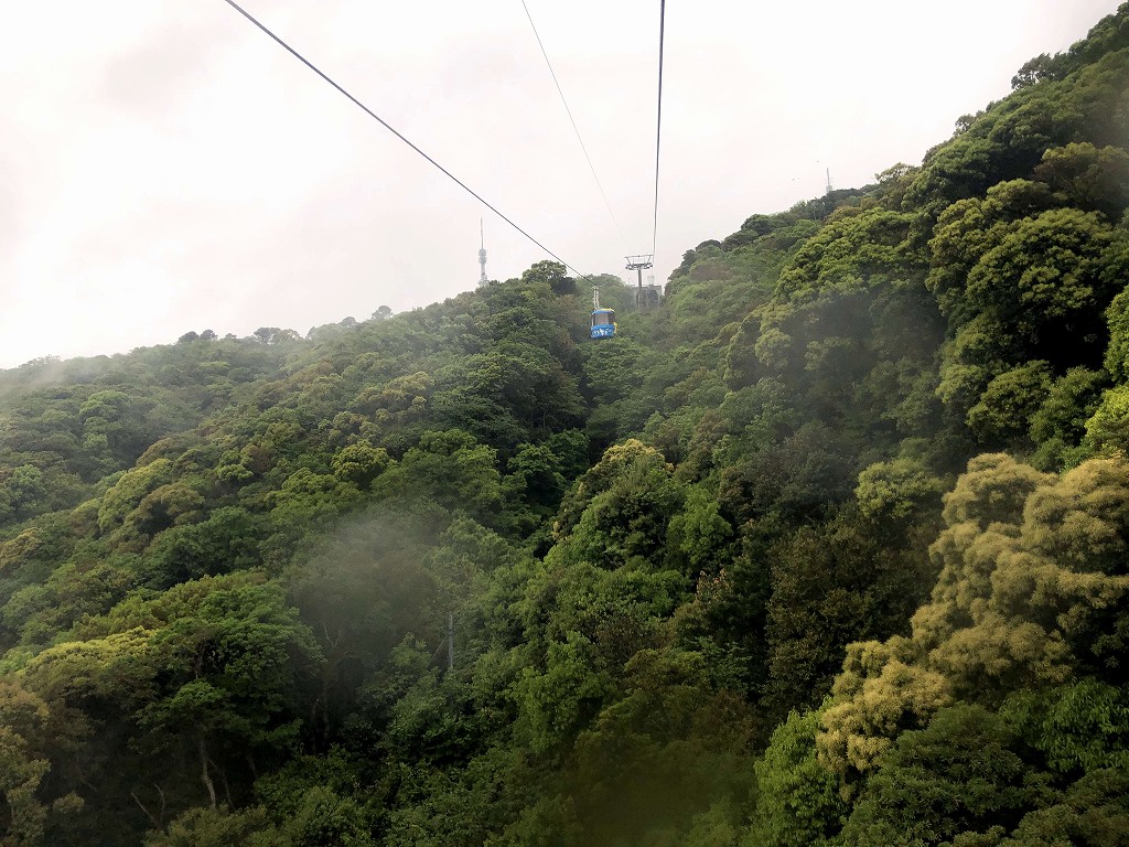 眉山ロープウェイからの眺め1