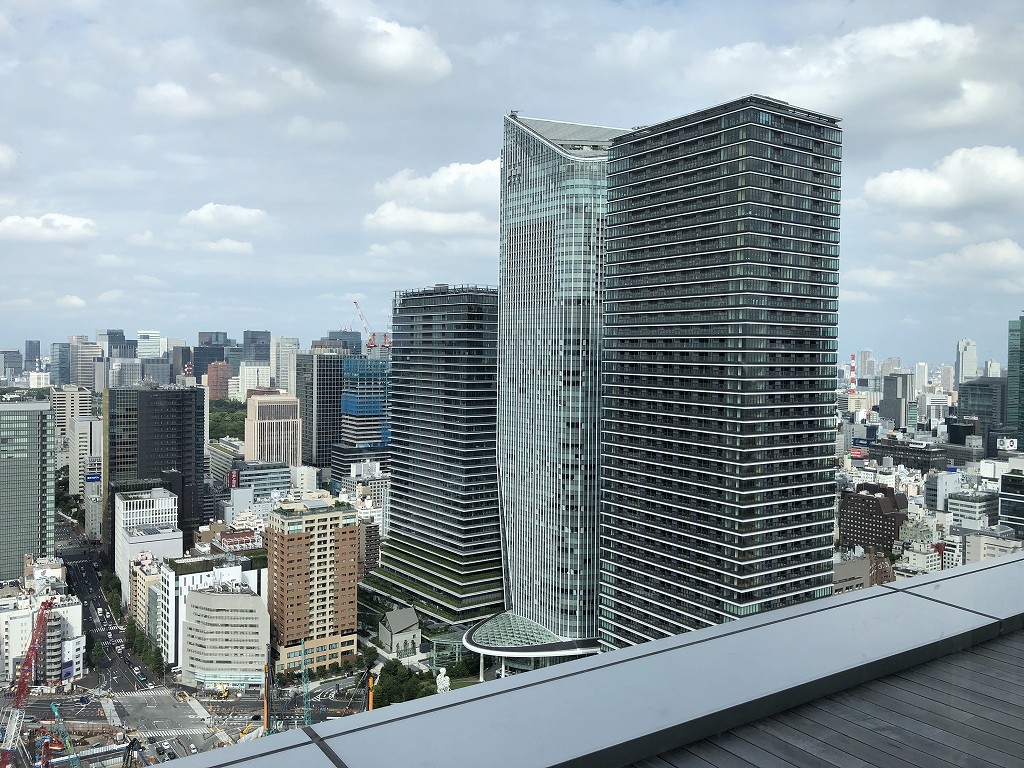 東京エディション虎ノ門のスタジオテラスからの眺め（昼間）3
