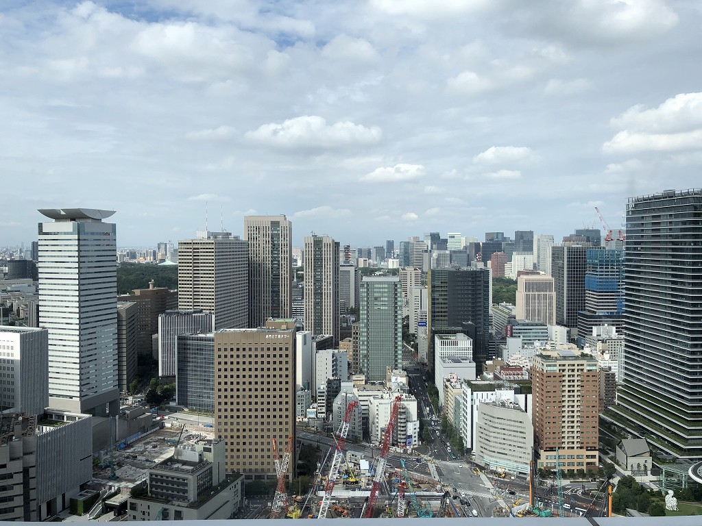 東京エディション虎ノ門のスタジオテラスからの眺め（昼間）1