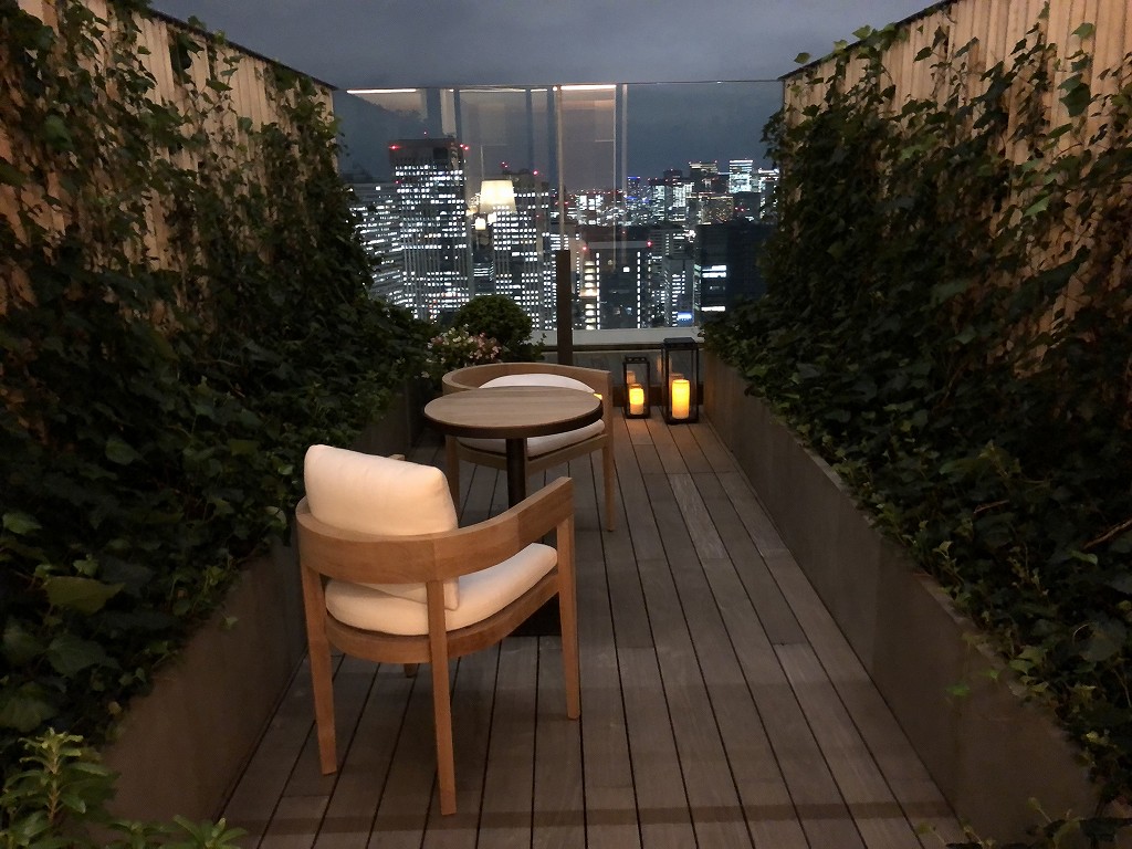 東京エディション虎ノ門のスタジオテラスのテラスからの夜景6