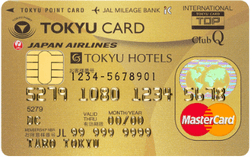 TOKYU CARD ClubQ JMBゴールド（コンフォートメンバーズ機能付）券面デザイン