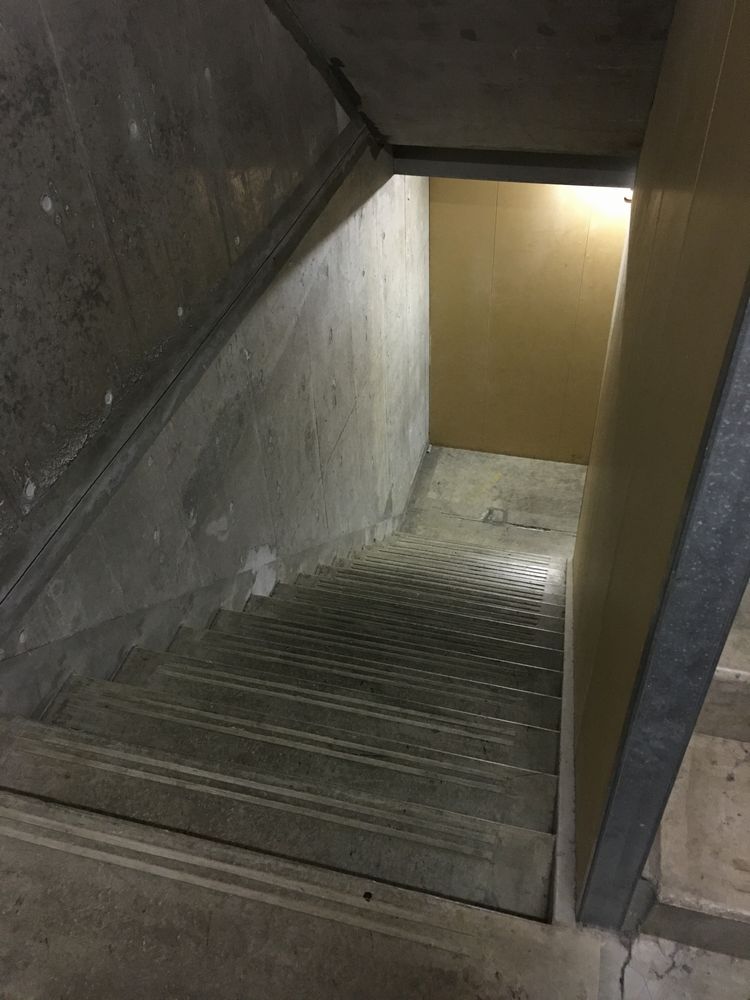 トマム ザ・タワーの非常階段
