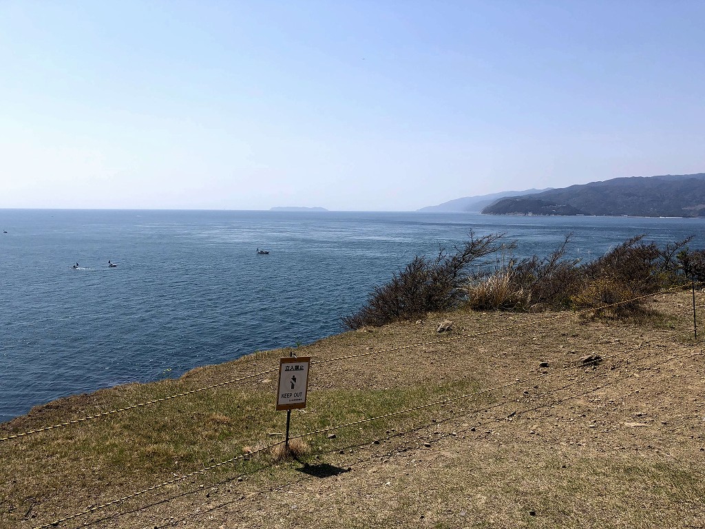 友ヶ島灯台近くの子午線が通る場所2