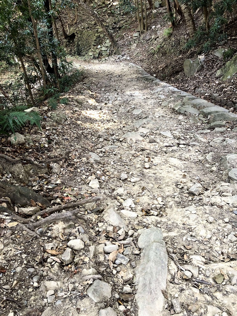 友ヶ島の第三砲台跡からの下り坂2