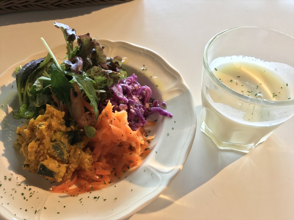 鞆の浦 a cafeの前菜の野菜