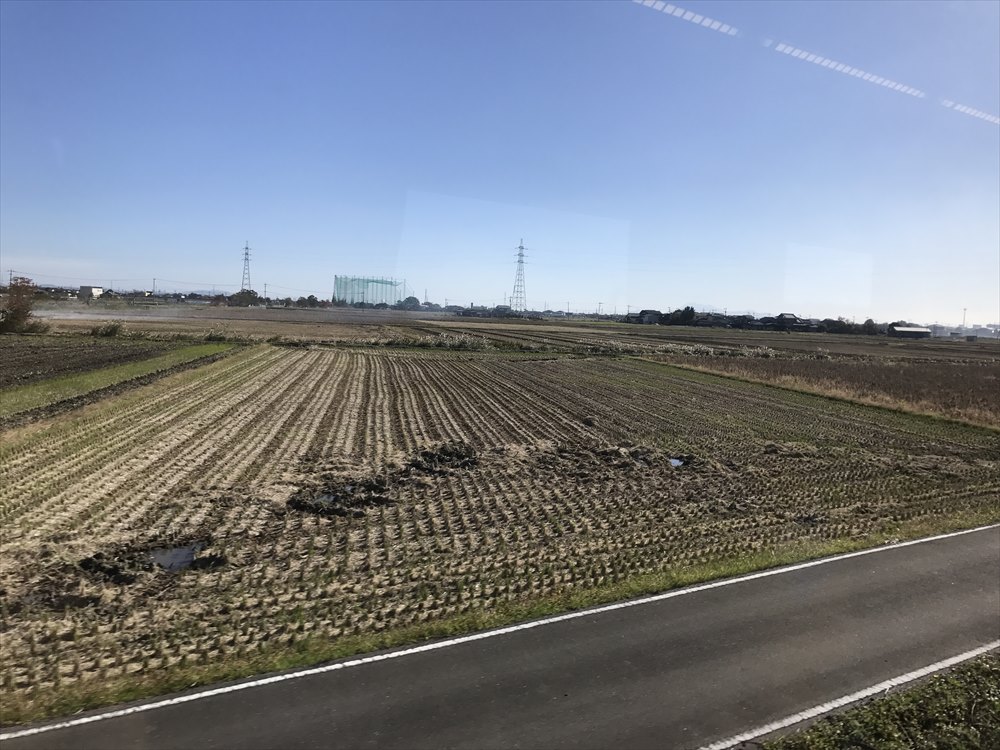 佐賀市の稲刈りの後