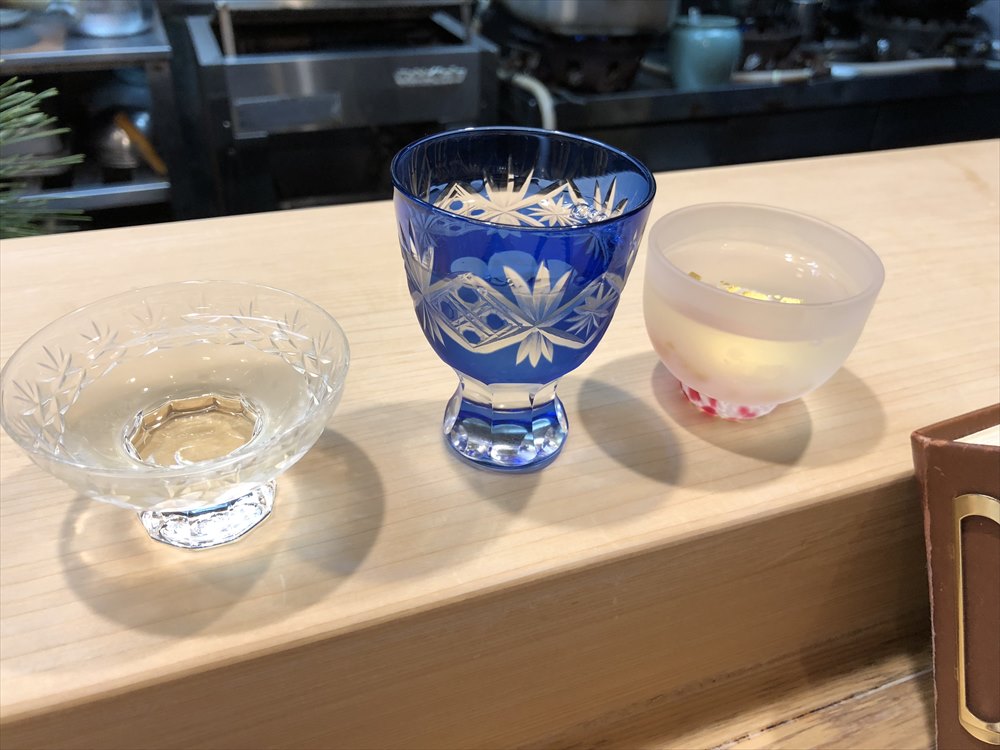 鳥取の笹すしの飲み比べ