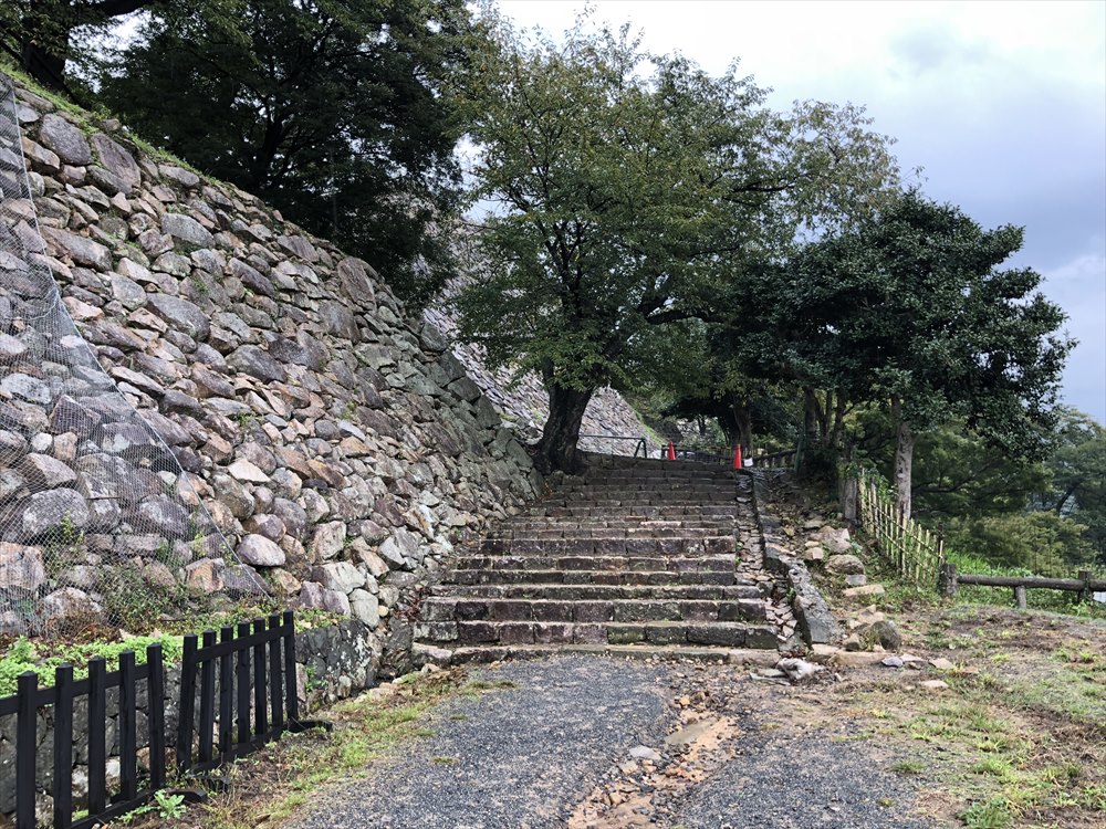 鳥取城登城2
