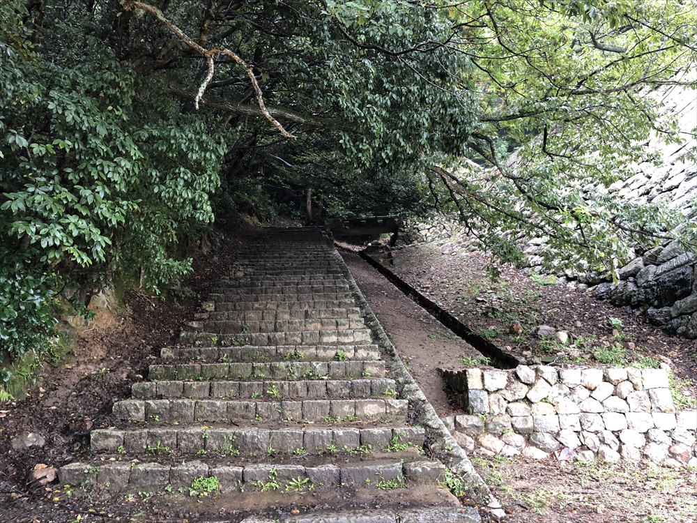 鳥取城登城5