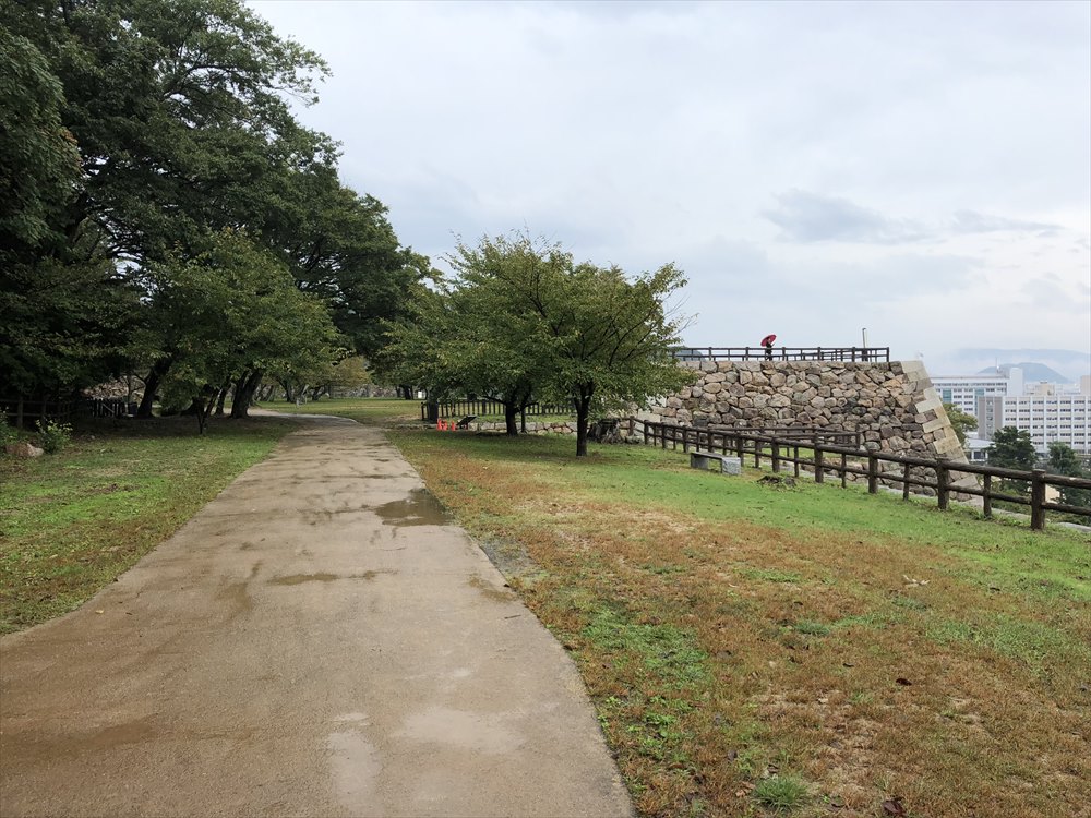 鳥取城の二の丸跡