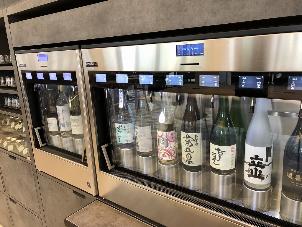 ホテルJALシティ富山のカフェ コントレイルの日本酒