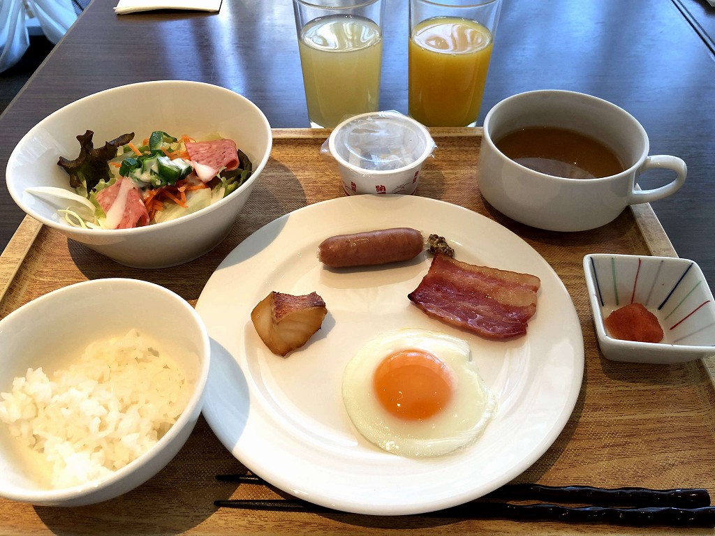 ANAクラウンプラザホテル宇部の朝食ビュッフェ1