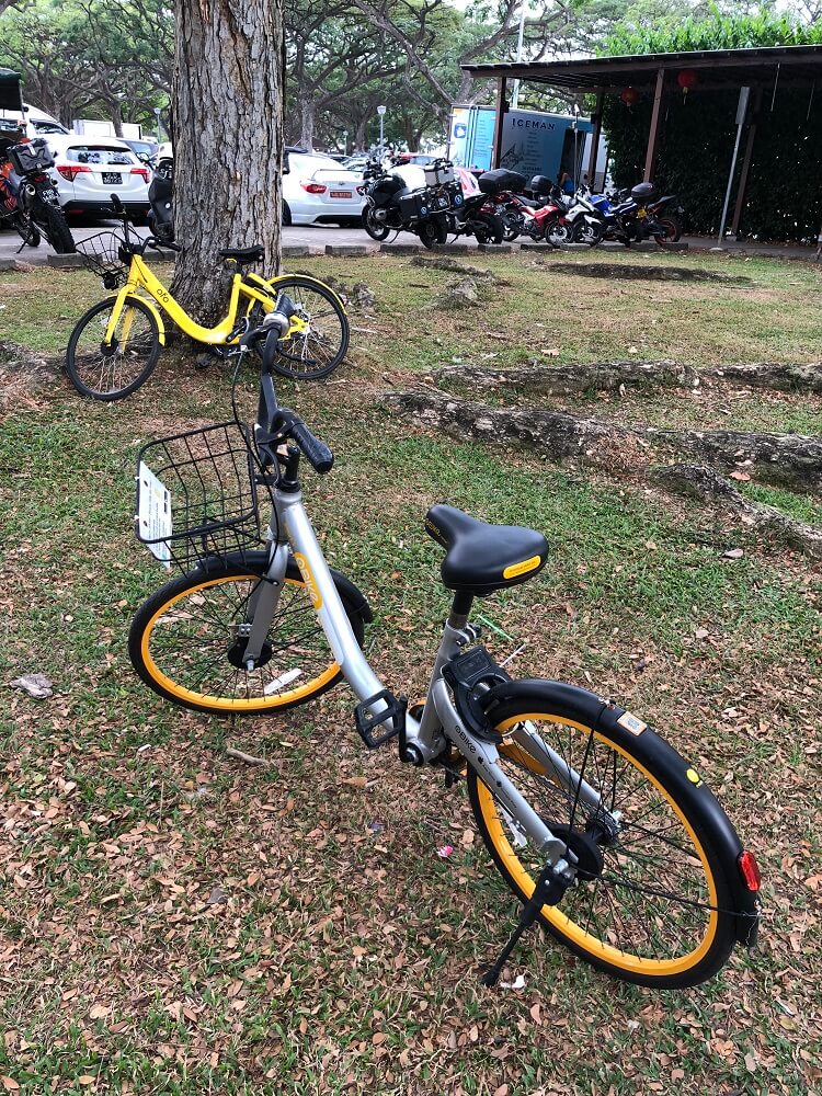 イーストコーストパークのシェアバイク