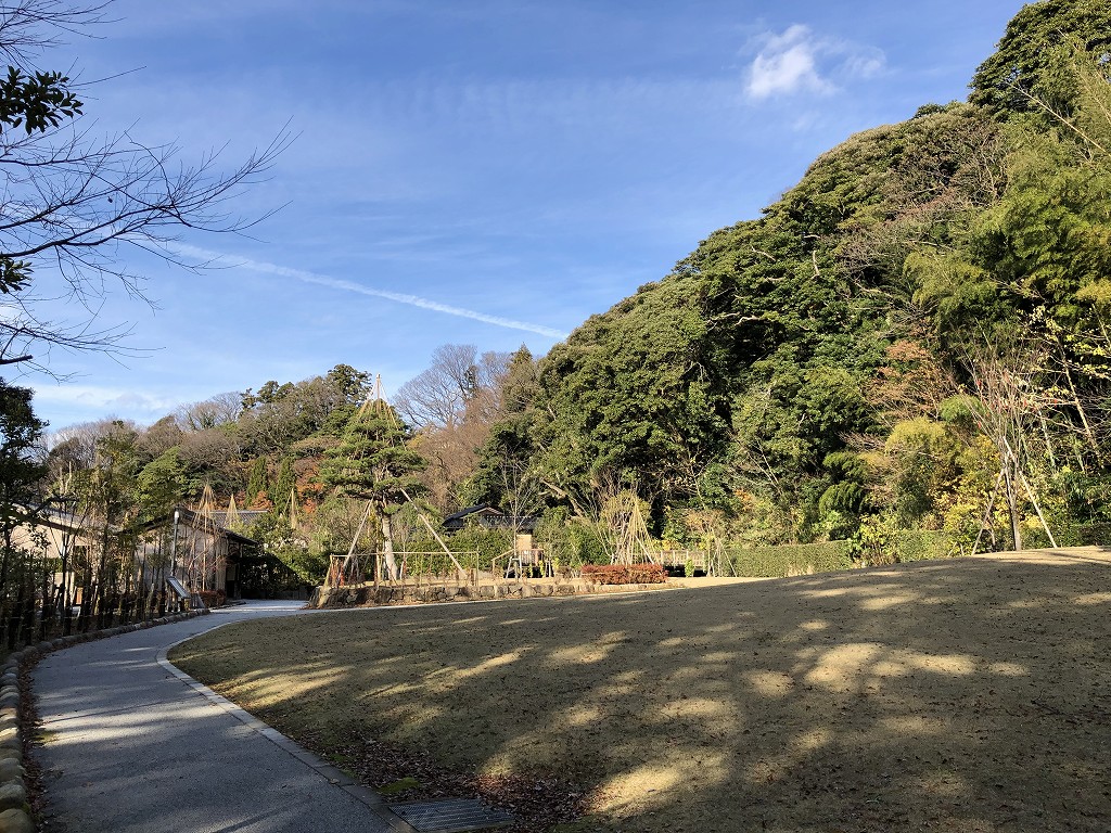 鈴木大拙館の隣の本多公園