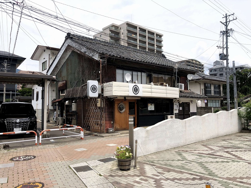上田駅繁華街の古い建物1